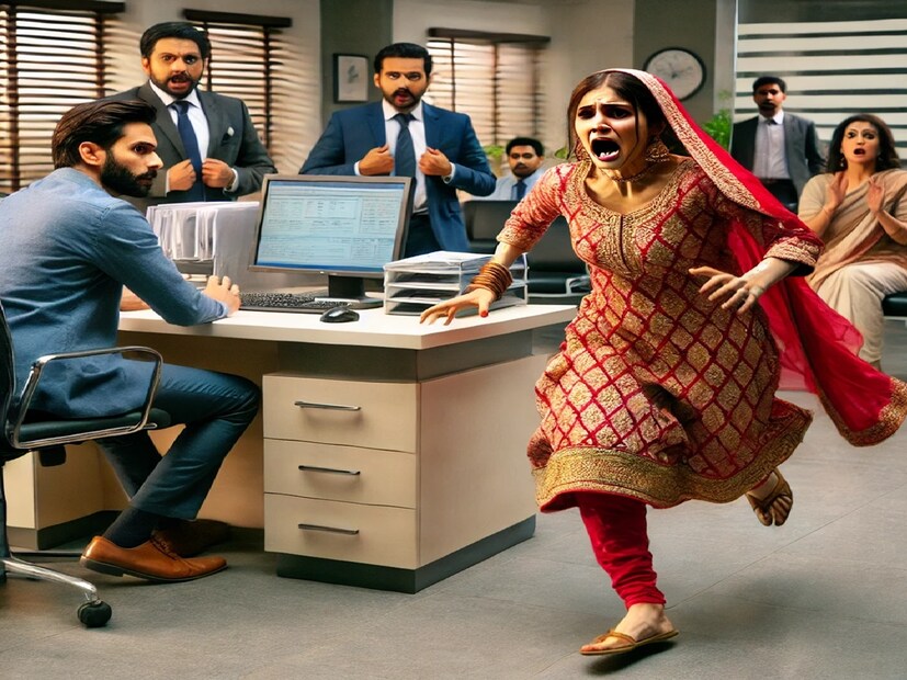 স্বামীর অভিযোগ শুনে পুলিশ প্রথমে দ্বিধায় পড়ে, কারণ স্বামীর নামে অভিযোগ নিলে স্ত্রীকেও গ্রেফতার করতে হবে, যা তাঁদের সম্পর্কের জন্য ক্ষতিকর হতে পারে। তাই পুলিশ তাঁদের দুজনকে থানায় ডেকে বসায়। 