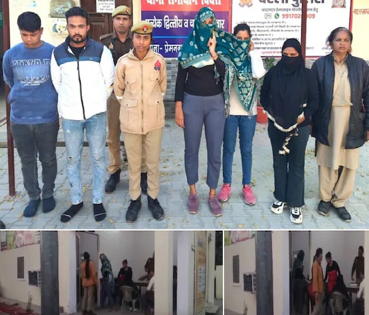 এই চক্রের মূল পান্ডা হরিয়ানার হিসার জেলার বাসিন্দা জ্যোতি। মোরাদাবাদের রেহা ছিলেন স্পা সেন্টারের ম্যানেজার, আর বরেইলির সুমন ছিলেন ডেপুটি ম্যানেজার। তাঁদের নেটওয়ার্ক ছড়িয়ে রয়েছে হরিয়ানা, মধ্যপ্রদেশ, উত্তরাখণ্ড এবং নেপাল পর্যন্ত। এই নারীরা Bareilly-র সাহিল ও রোহিতের সঙ্গে মিলে উচ্চশিক্ষিত তরুণীদের প্রলুব্ধ করে, তারপর তাঁদের এই দেহব্যবসায় নামিয়ে দিত। 