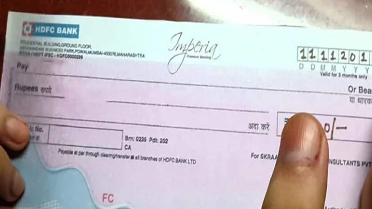 Bank Cheque: ব্যাঙ্কে টাকা তুলতে এলেন মহিলা, 'চেক' এগিয়ে ধরতেই ...