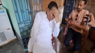 আক্রান্ত হওয়ার পর অখিল গিরি৷ 