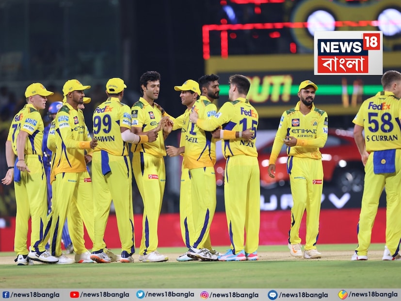 এক ঝলকে দেখে নিন সিএসকের সম্ভাব্য একাদশ: এমএস ধোনি (অধিনায়ক), শিবম দুবে, রবীন্দ্র জাদেজা, দীপক হুডা, স্যাম কুরান, রবিচন্দ্রন অশ্বিন, মাথিসা পাথিরানা, নুর আহমেদ, খালিল আহমেদ, আয়ূষ মাত্রে, ডিওয়াল্ড ব্রেভিস।