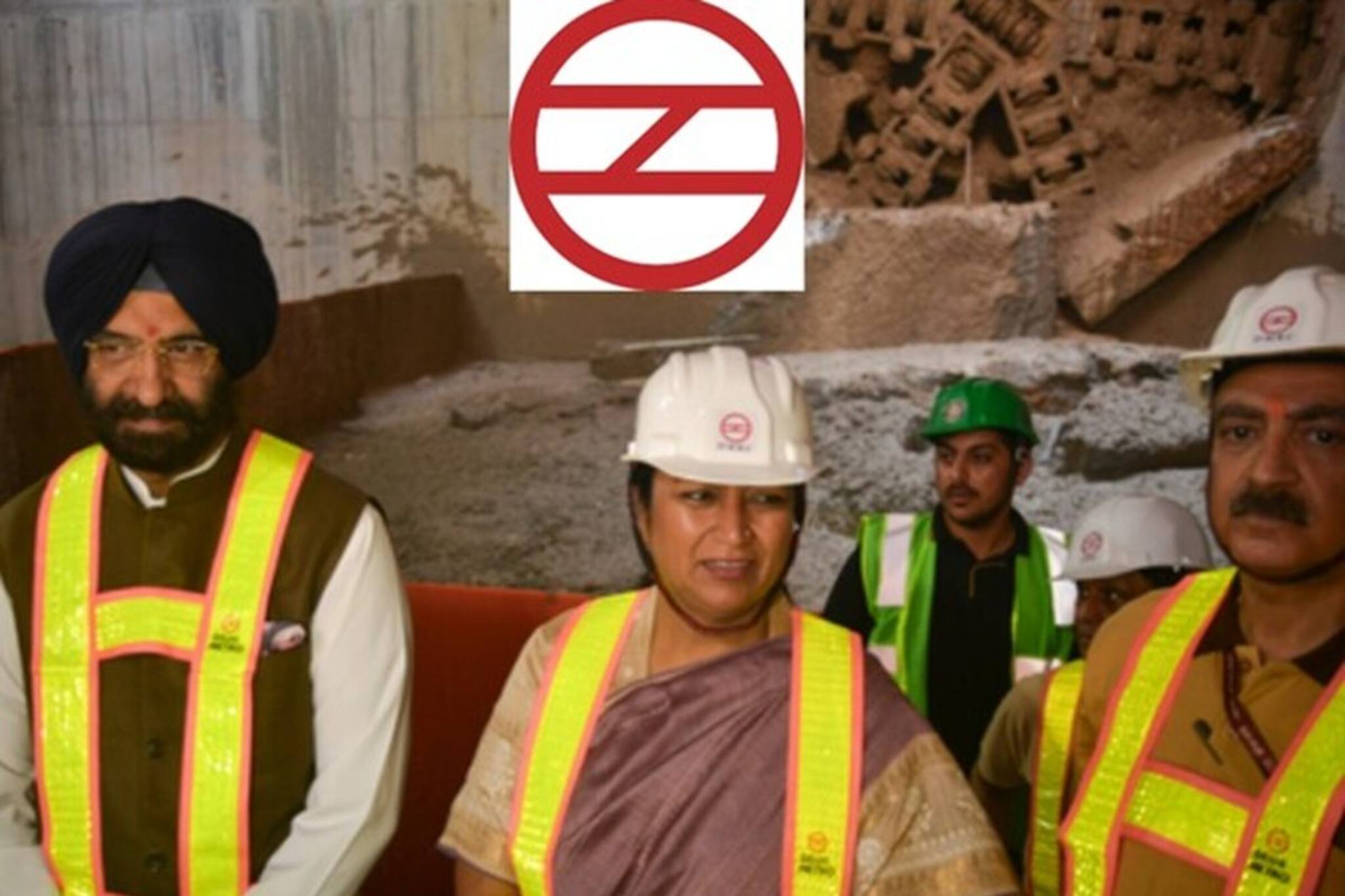 দিল্লি মেট্রোর ইতিহাসে সবচেয়ে গভীর সুড়ঙ্গ নির্মাণ DMRC-এর, প্রকল্প পরিদর্শন রেখা গুপ্তর