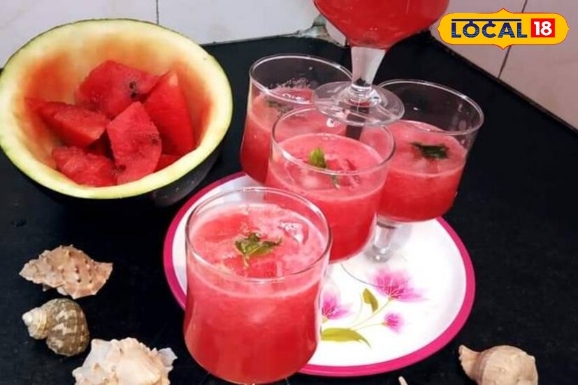 পুদিনা পাতা দিয়ে তরমুজ এর সরবত - তরমুজে রয়েছে ইলেক্ট্রোলাইটের সঠিক সামঞ্জস্য এবং এতে জলের পরিমাণ বেশি থাকে। অন্যদিকে পুদিনা আমাদের পিত্ত এর প্রবাহকে সঠিক মাত্রায় বজায় রাখতে সাহায্য করে ও হজমে সহায়তা করে।