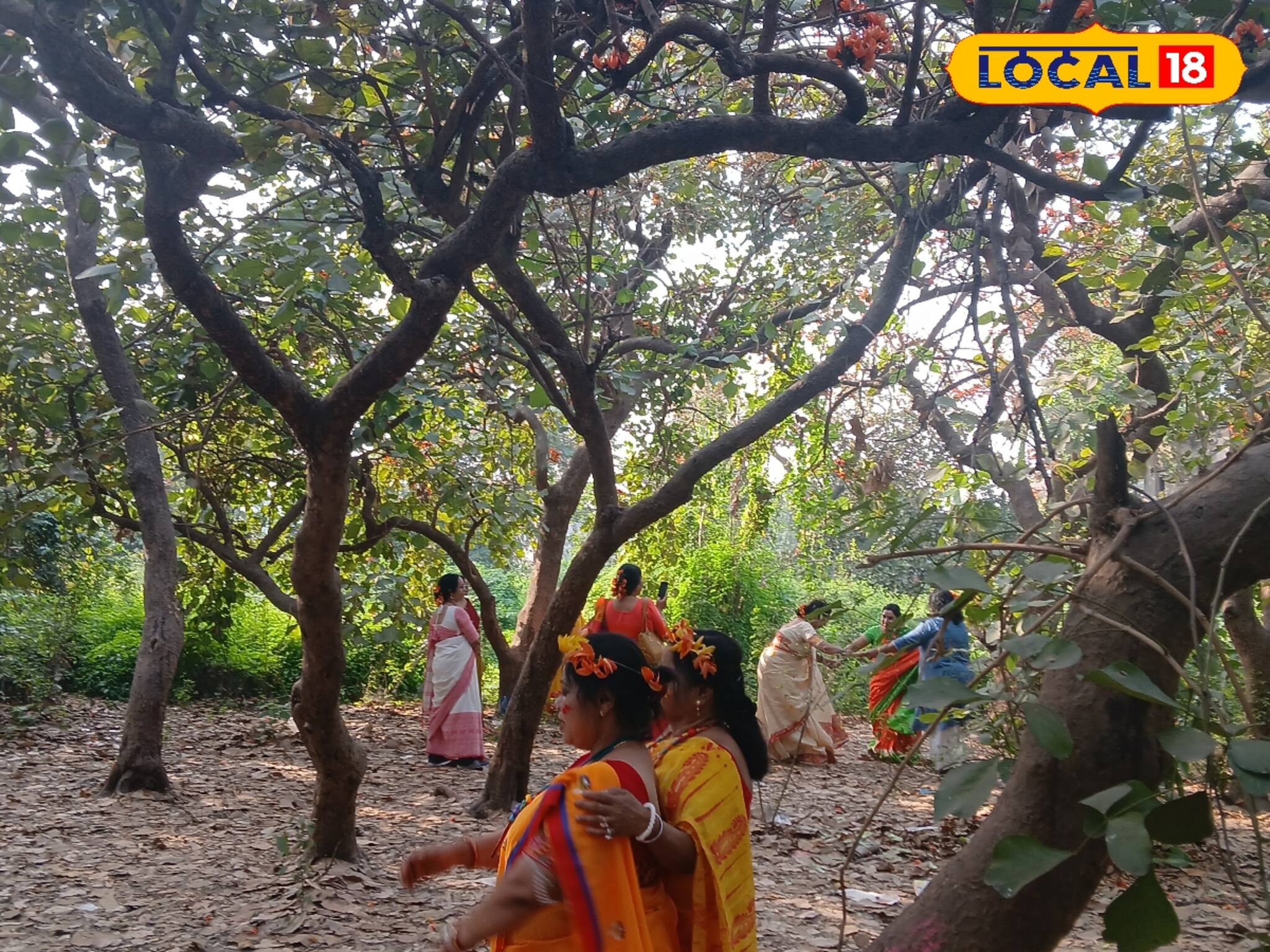 কলকাতার পাশেই লাল-হলুদ পলাশের জঙ্গল, কোথায় জানেন? রঙদোলে হারিয়ে যান