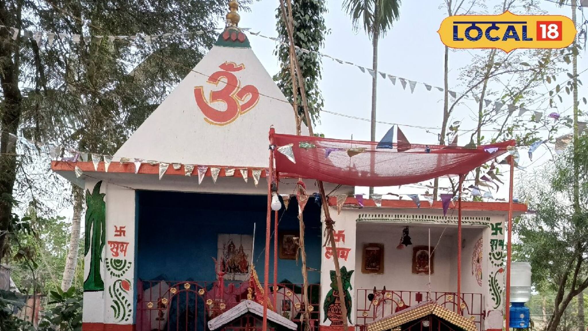 জঙ্গলের মাঝেই ছোট্ট মন্দির, শালবাগান মন্দিরে ভক্তদের উপচে পড়া ভিড়