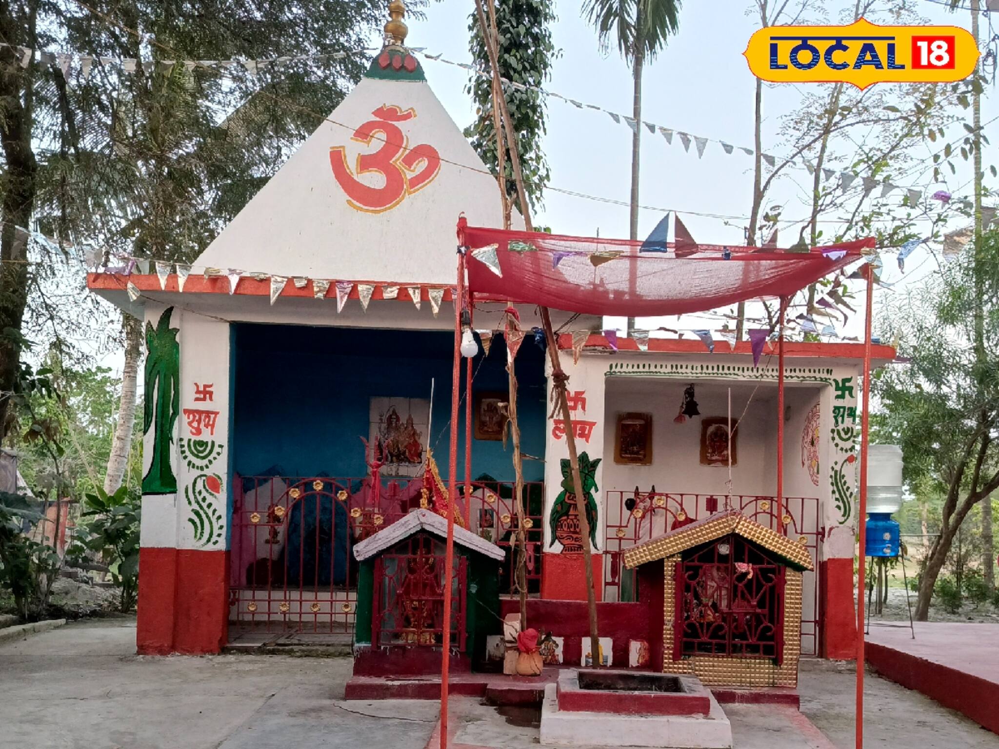 জঙ্গলের মাঝেই ছোট্ট মন্দির, শালবাগান মন্দিরে ভক্তদের উপচে পড়া ভিড়