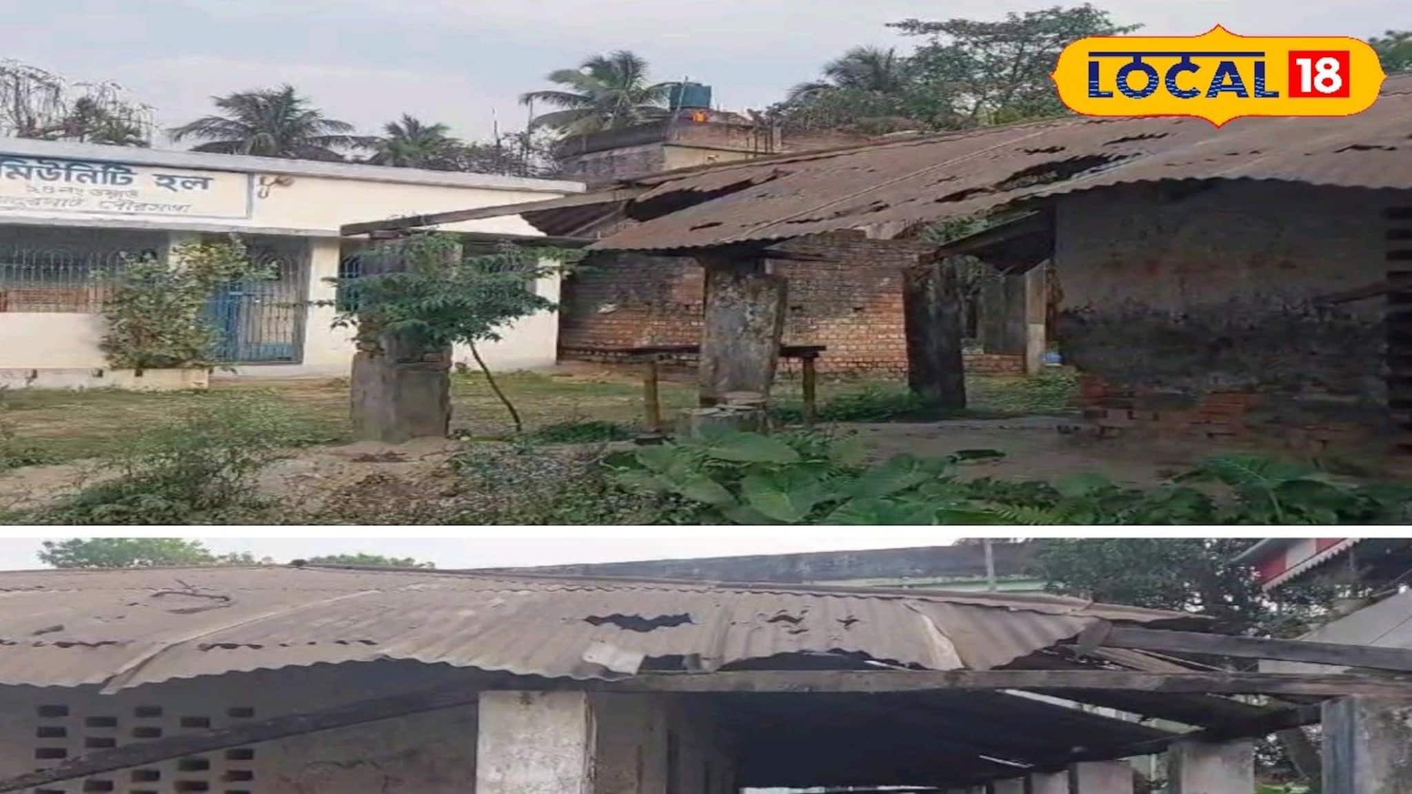 পরিত্যক্ত বাড়ি মনে হলেও খাতায় কলমে সরকারি প্রাথমিক বিদ্যালয়! সন্ধে নামলেই কুকর্ম