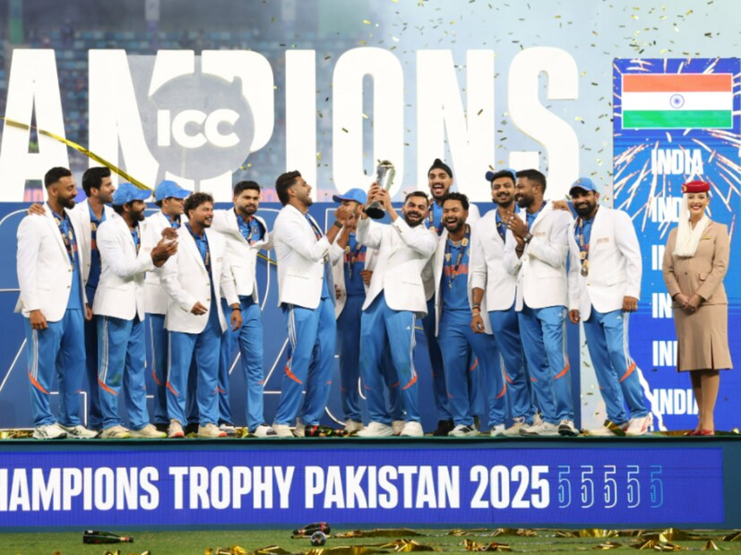 ২০১৩-র পর ২০২৫। এমএস ধোনির পর রোহিত শর্মা। আরও একবার চ্যাম্পিয়ন্স ট্রফি চ্যাম্পিয়ন ভারতীয় দল। নিউজিল্যান্ডকে হারাতেই সেলিব্রেশনে মাতল ভারতীয় দল, পুরো দেশ।