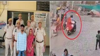 ধৃত গৃহবধূ এবং তার প্রেমিক (বাঁদিকে)৷ সিসিটিভিতে ধরা পড়া ছবি (ডান দিকে)৷ 