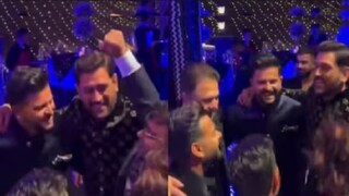 সাক্ষীর বিয়েতে ধোনির নাচ  ভিডিও ভাইরাল Photo- Instagram Video Grab 