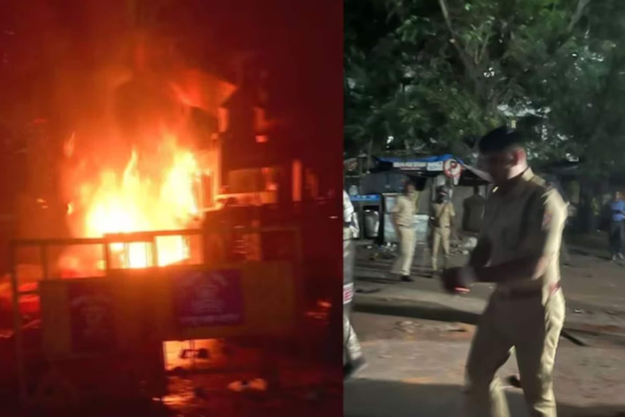 বাড়ি গাড়িতে আগুন, অশান্ত নাগপুরে জারি হল কারফিউ! ঔরঙ্গজেব বিতর্ক সামাল দিতে কঠোর প্রশাসন