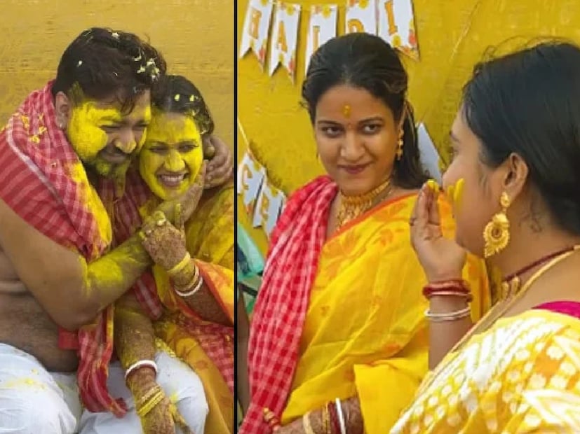 স্মার্ট নন্দিনীদির বরের নাম রুদ্র দাস। জানা গিয়েছে, দোলের দিন বিয়ে হয়েছে তাঁদের। গায়ে হলুদ থেকে শুরু করে বিয়ের আসর, সব ছবি ভাইরাল হয়েছে সোশ্যাল মিডিয়ায়। 