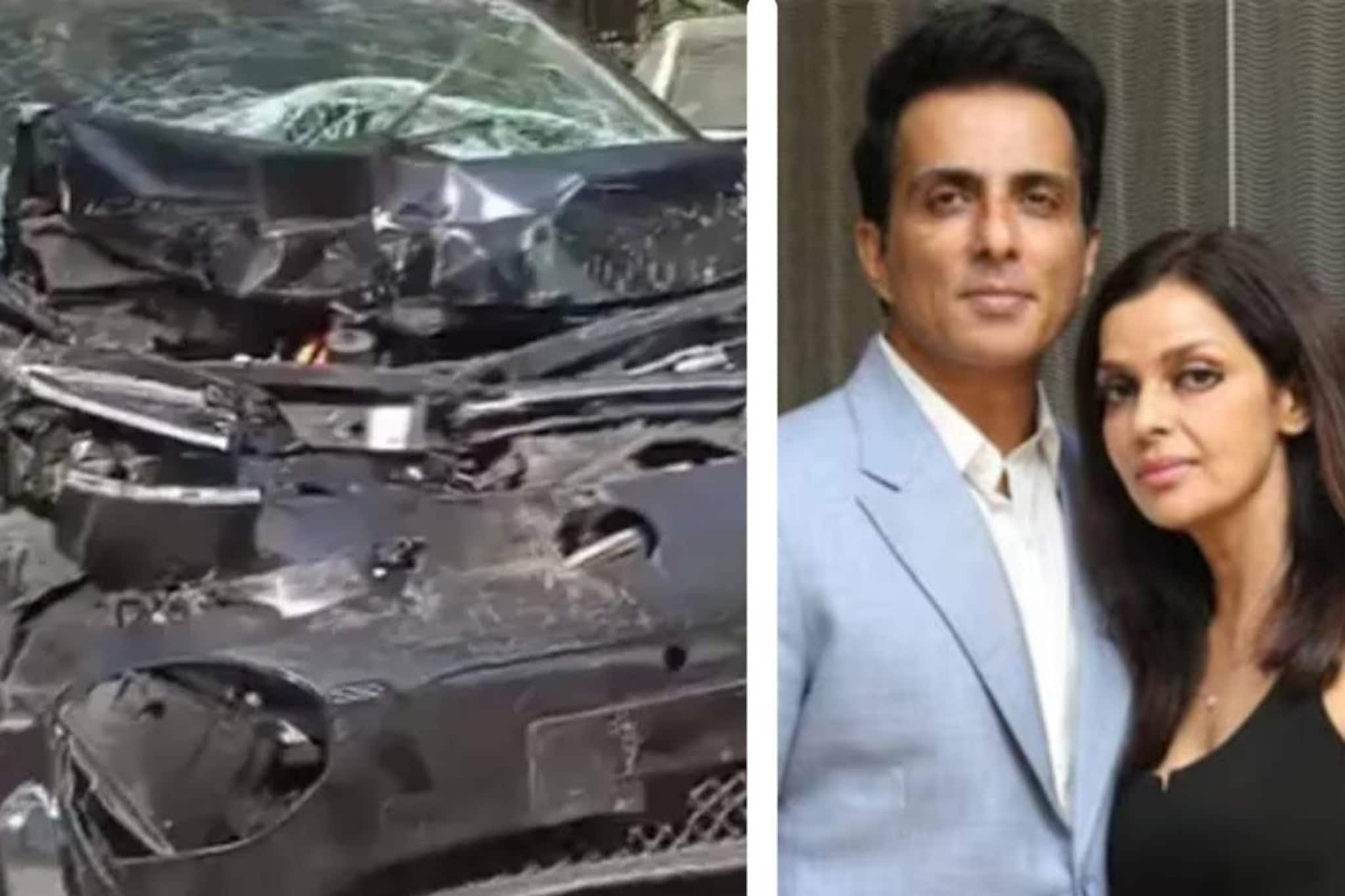 দুর্ঘটনায় আহত সোনু সুদের স্ত্রী! ট্রাকের সঙ্গে সংঘর্ষ, ভেঙে চুরমার গাড়ি! কেমন আছেন?