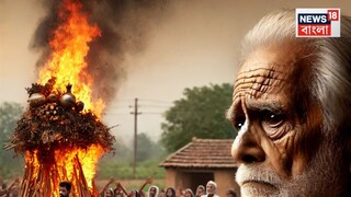 নাতির চিতায় ঝাঁপ দিয়ে দাদুর মৃত্যু! তার আগে নাতি যা করেছে, জানুন সেই হাড়হিম করা ঘটনাটি...AI Image