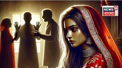 বিয়ের মাত্র ১৩ দিনের মাথায় ১৯ বছরের নববধূর মর্মান্তিক পরিণতি! শ্বশুরবাড়িতে উদ্ধার ঝুলন্ত দেহ...AI Image বিয়ের মাত্র ১৩ দিনের মাথায় ১৯ বছরের নববধূর মর্মান্তিক পরিণতি! শ্বশুরবাড়িতে উদ্ধার ঝুলন্ত দেহ...AI Image