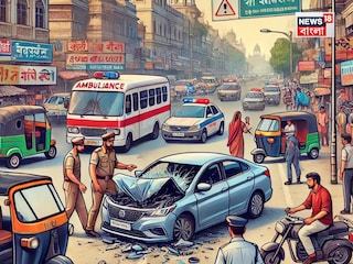 গাড়ি চালাতে চালাতেই হার্ট অ্যাটাক! ভয়াবহ দুর্ঘটনার ভিডিও ভাইরাল, দেখুন...AI Image