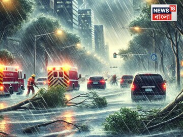 রাজ্যে শক্তিশালী ঘূর্ণাবর্ত! বাংলার বহু জেলায় শিলাবৃষ্টির সম্ভাবনা, বজ্রপাতের চরম সতর্কতা