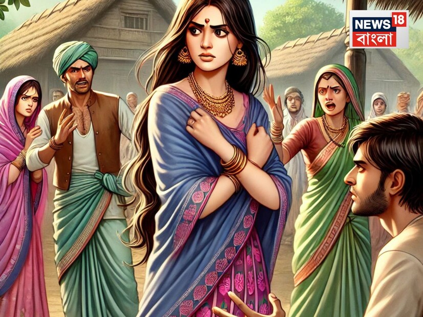 ছলনার ফাঁদে স্বামী: মহিলা ফোনে প্রেমিককে বলেন যে স্বামী রাতে মাঠে ঘুমাবেন। সেই বিশ্বাসে প্রেমিক আসে, কিন্তু হঠাৎই স্বামী বাড়ি ফিরে আসেন, আর তখনই সব ফাঁস হয়ে যায়।