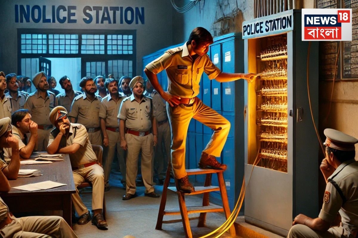 Lineman Cuts Electricity in Police Station: বসের সঙ্গে গোপনে থানায় পৌঁছান লাইনম্যান, চুপচাপ করলেন এই বিশেষ কাজ! তারপর যা হল…Lineman Cuts Electricity in Police Station: A lineman cut off the electricity of a police station after his bike was fined in Uttar Pradesh