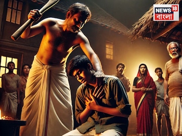 প্রেমিকার জন্মদিনের উৎসবে প্রেমিককে চরম শাস্তি মেয়ের বাবার! কুঠারের ৩ আঘাতেই সব শেষ...AI Image