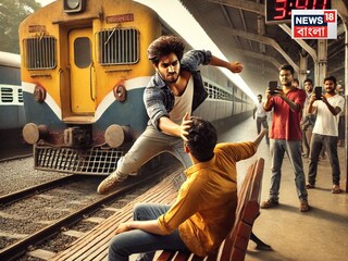 রিলের জন্য চলন্ত ট্রেনে যাত্রীকে সপাটে চড়! RPF ধরতেই ইউটিউবারের ইউটিউবারের যা হল...দেখুন ভিডিও AI Image