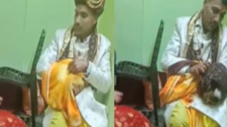 গোটা বিছানাটাই আত্মীয়দের দখলে ! (Instagram/foofaji) গোটা বিছানাটাই আত্মীয়দের দখলে ! (Instagram/foofaji)