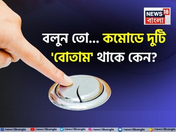 কমোডে দুটি 'বোতাম' থাকে কেন বলুন তো...? জাস্ট চমকে দেবে কারেক্ট 'উত্তর'!