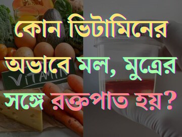 বলুন তো কোন ভিটামিনের অভাবে মল, মুত্রের সঙ্গে রক্তপাত হয়? ভেতরে থেকে ঝাঁঝরা হয় শরীর