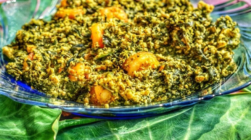 ভাল পুঁই পাতা১ চামচ জিরে, ১ চামচ কালো সরষে, হাফ চামচ কালো মরিচ, কাঁচা লঙ্কা শুকনো লঙ্কা গ্র্যান্ড করে এক চামচ হলুদ গুঁড়, ১ চামচ আদা বাটা পেঁয়াজ কুঁচি এবং পরিষ্কার করে নেওয়া চিংড়ি ভাল করে মিশিয়ে পরিমাণ মত লবন তেল।