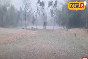 তীব্র গরমের মধ্যে সাদা বরফের চাদরে ঢাকল পথঘাট ! কোথায় দেখুন