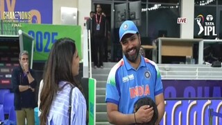 ট্রফি জেতার পরেই রোহিতকে জড়িয়ে ধরল সামাইরা। ছবি - সমাজমাধ্যম