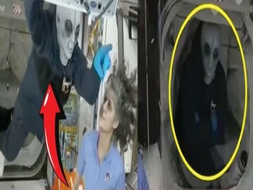 সুনীতাদের আনতে গিয়ে মহাকাশ স্টেশনে এ কী দেখে ফেললেন চার মহাকাশচারী! সর্বনাশ! এলিয়েন!