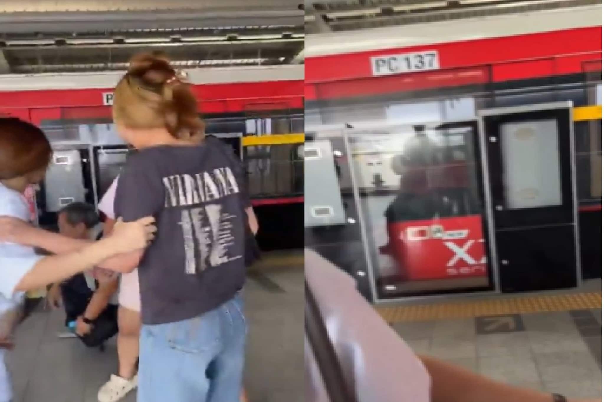 ভয়ানক সব চিৎকার, আতঙ্ক চরমে উঠল যখন ট্রেন লাইনে দাঁড়িয়ে থাকা  ট্রেন থরথর করল