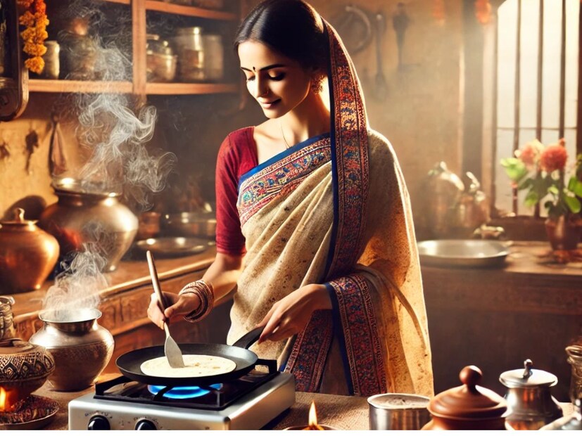 রান্না করার সময় তা চেখে দেখা উচিত নয়৷ এটি মা অন্নপূর্ণার অবমাননা হিসাবে গণ্য হয় এবং এতে দারিদ্রতা বৃদ্ধি পায়।  রান্নার জন্য যতটুকু চাল, আটা প্রয়োজন, ঠিক ততটাই নেওয়া উচিত। অতিরিক্ত চাল, আটা রেখে ব্যবহার করলে এবং সেটি ফ্রিজে রেখে দিলে পূর্বপুরুষদের অসন্তোষ জন্মায়, যা জীবনে বহু সমস্যার কারণ হতে পারে। AI Genarated Image