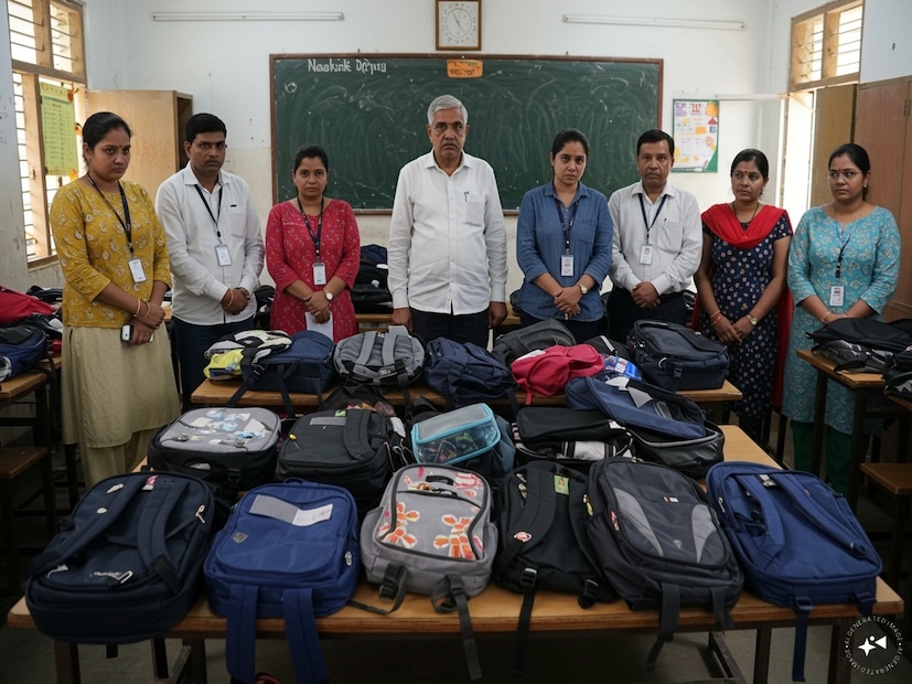 জানা গিয়েছে, অস্বাভাবিক চুলের স্টাইলের জন্য কয়েকজন ছাত্রকে নজরে রাখা হয়েছিল। তাদের ব্যাগেই শিক্ষকরা তল্লাশি চালান। (ছবি-- এআই)