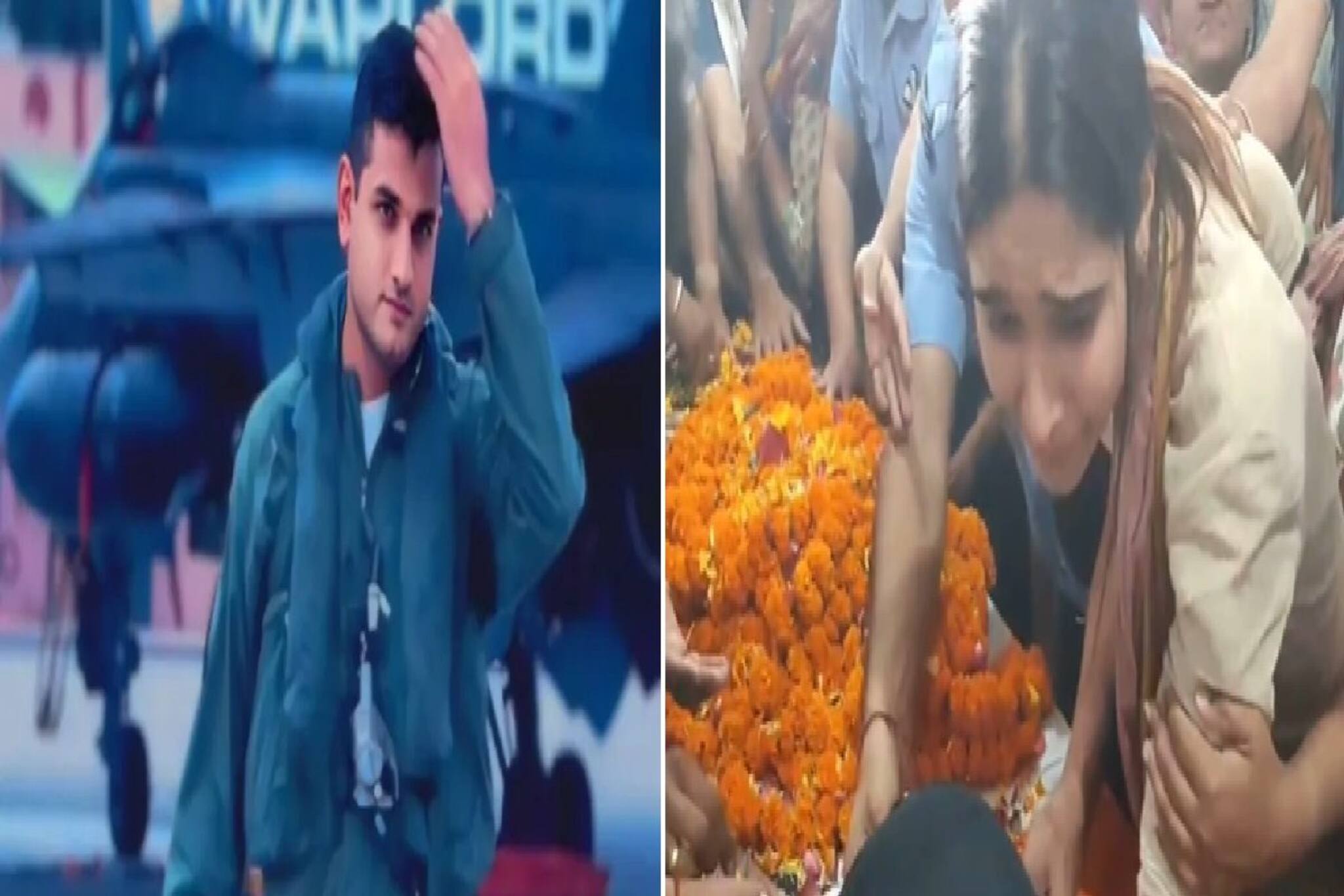 সানাই বাজার আগেই বাগদত্তার পরণে উঠল থান! এয়ারফোর্স পাইলটের কফিনের ওপর আকুলিবিকুলি কান্না