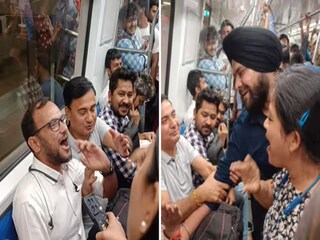 দিল্লি মেট্রোয় তুলকালাম