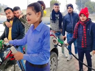 গাজিয়াবাদের প্রায় সব গাড়িই হাজির করেছেন পেট্রল পাম্পে ! (Photo: Instagram)