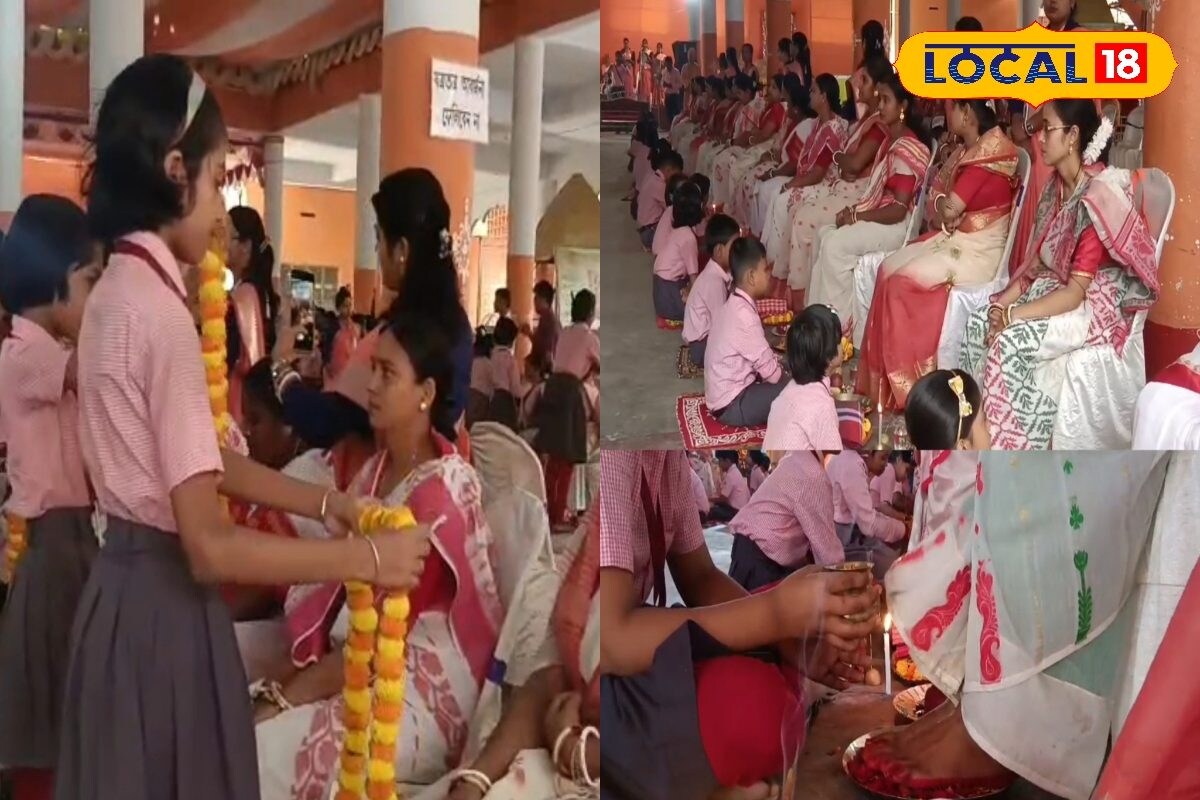 Offbeat: মৃন্ময়ীর পাশাপাশি চিন্ময়ীকেও শ্রদ্ধার্ঘ্য, জন্মদাত্রী মাকে শ্রদ্ধা নিবেদনের অভিনব আয়োজন mahishadal people witnessed unique way of paying homage to mothers through puja