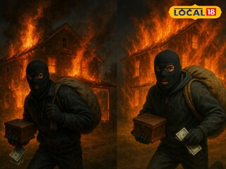 চুরি করার পর গৃহস্থের বাড়িতে আগুন