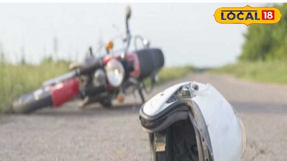 মর্মান্তিক পথ দুর্ঘটনায় প্রাণ গেল বাইক আরোহীর! 