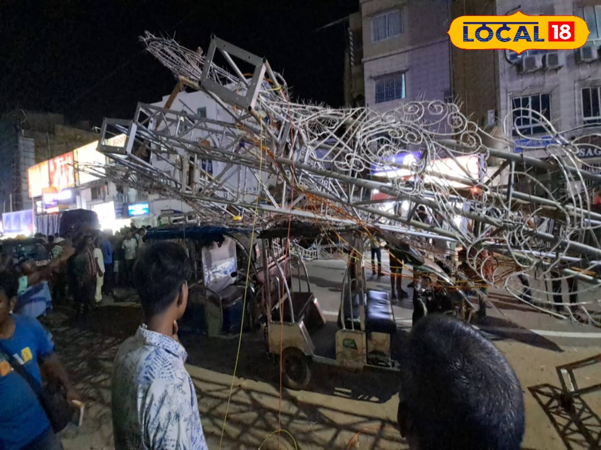 দিঘায় ভেঙে পড়ল আলোকসজ্জার গেট, জগন্নাথ মন্দির উদ্বোধনের আগেই বিপত্তি