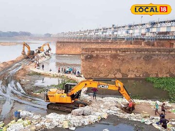 দুর্গাপুর ব্যারেজে মেরামতির কাজ