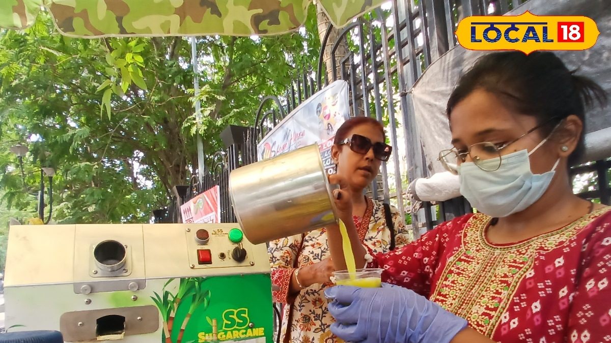 | Motivational Story: A third year computer science student is selling juice to earn money for study