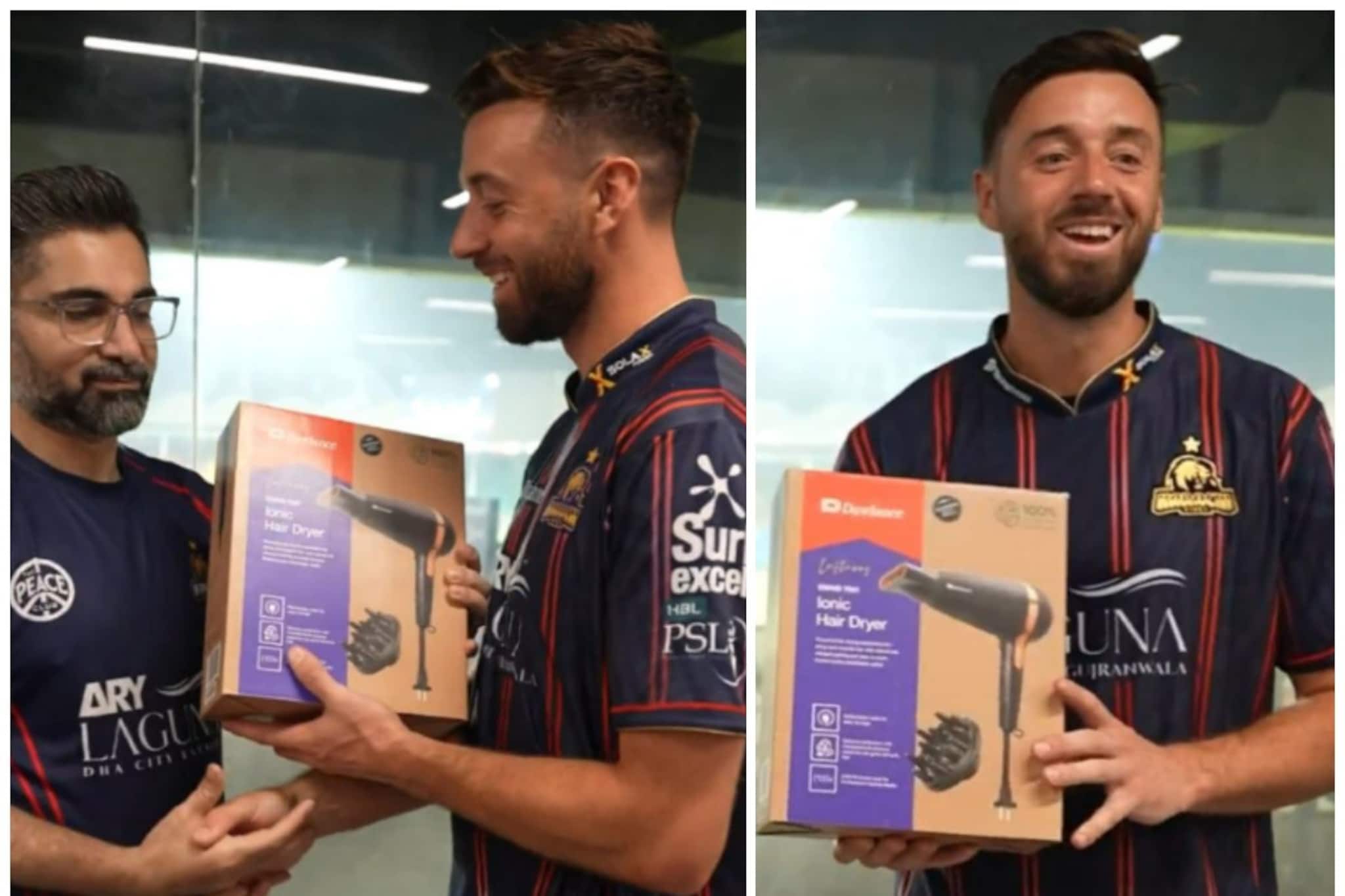 পাকিস্তান সুপার লিগে ম্যাচের সেরা হওয়ার পুরস্কার হেয়ার ড্রায়ার!নেট দুনিয়ায় হাসির রোল