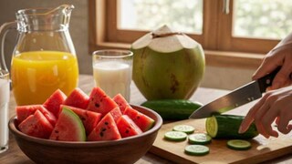 গরমে তৃষ্ণার্ত হন এবং জল খুঁজে না পান, তাহলে আপনি নির্দিষ্ট খাবার বা পানীয় গ্রহণ করে জলের পরিমাণ বজায় রাখতে পারেন গরমে তৃষ্ণার্ত হন এবং জল খুঁজে না পান, তাহলে আপনি নির্দিষ্ট খাবার বা পানীয় গ্রহণ করে জলের পরিমাণ বজায় রাখতে পারেন