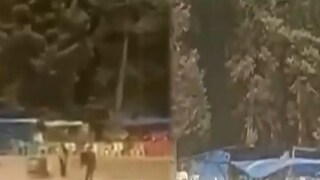 ভিডিও ফুটেজ থেকে কাটা ছবি (সৌজন্যে এএনআই) ভিডিও ফুটেজ থেকে কাটা ছবি (সৌজন্যে এএনআই)