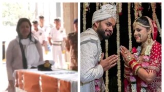নৌসেনা অফিসার বিনয় নারওয়ালের কফিনের সামনে তাঁর স্ত্রী (বাঁদিকে)৷ দম্পতির বিয়ের ছবি৷ ছবি সৌজন্যে- এএনআই নৌসেনা অফিসার বিনয় নারওয়ালের কফিনের সামনে তাঁর স্ত্রী (বাঁদিকে)৷ দম্পতির বিয়ের ছবি৷ ছবি সৌজন্যে- এএনআই