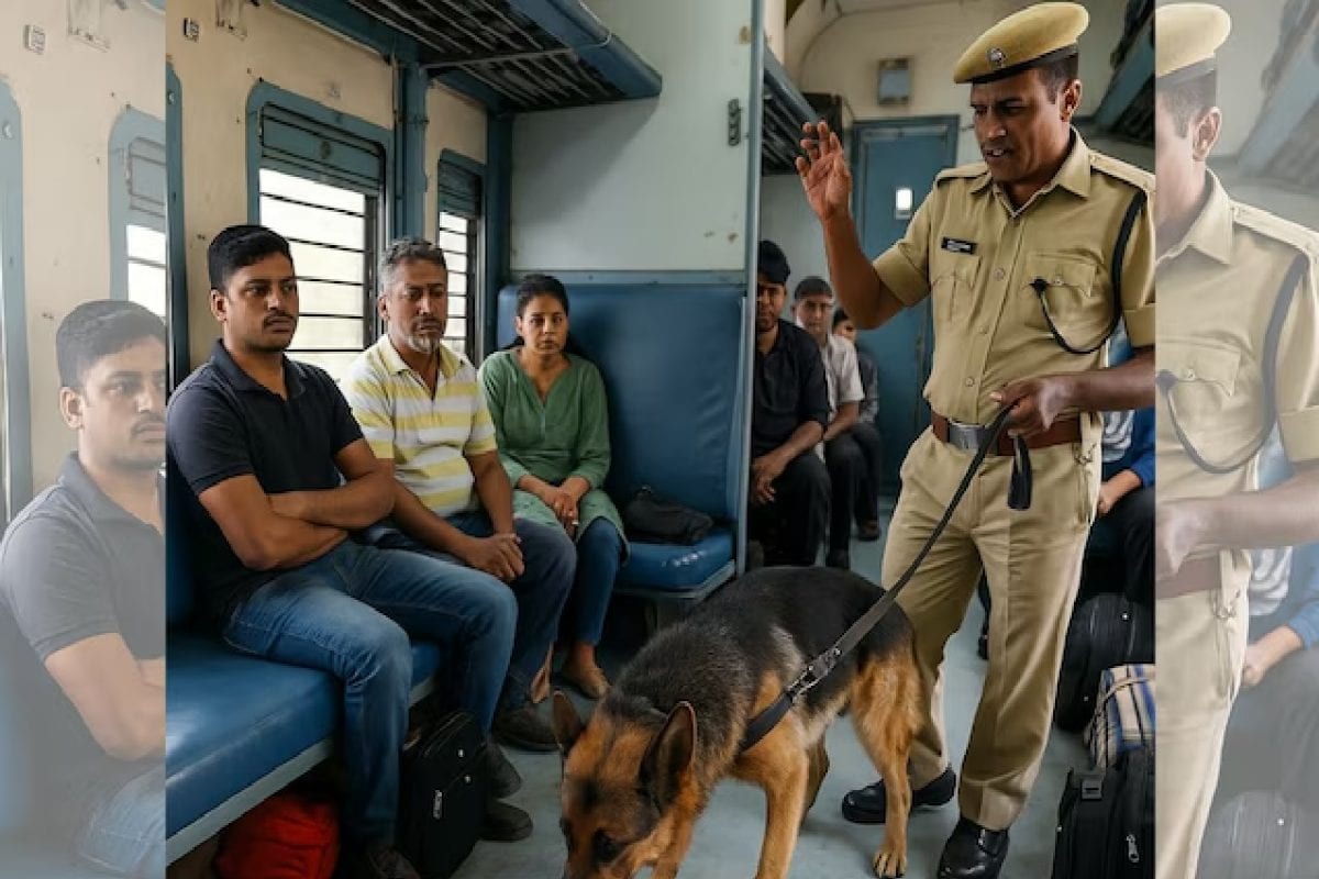 ট্রেনের কামরায় আসছিল অদ্ভুত গন্ধ, GRP তাদের কুকুরকে বলল, 'সিটের নীচে কী আছে রে গুলাব?'