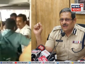 বাহিনীর পাশেই দাঁড়ালেন নগরপাল মনোজ ভার্মা৷ 